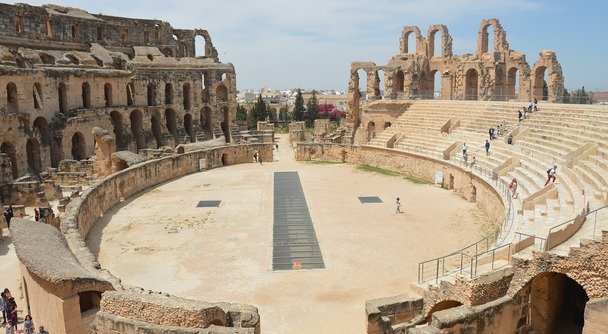 エル・ジェム円形競技場　古代ローマ歴女の心に刺さるチュニジアの遺跡群