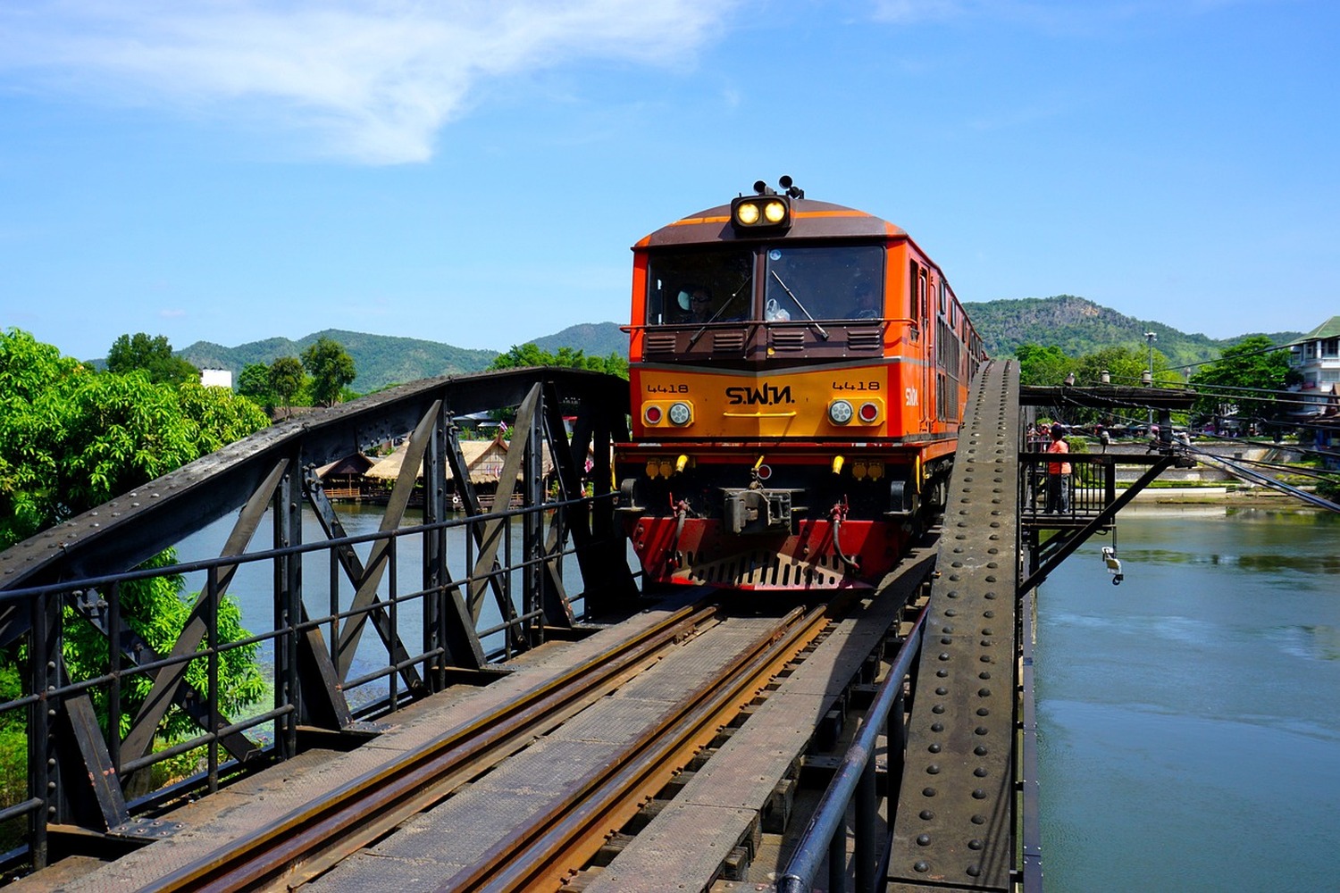「クワイ河マーチ」で有名な映画「戦場に架ける橋」の舞台と泰緬鉄道を乗車体験を楽しもう！