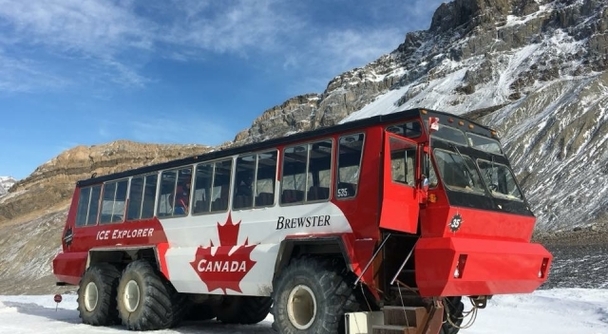 バンフ発着定番中の定番！すべて込みで、安心して満喫。コロンビア大氷原プレミアムツアー！