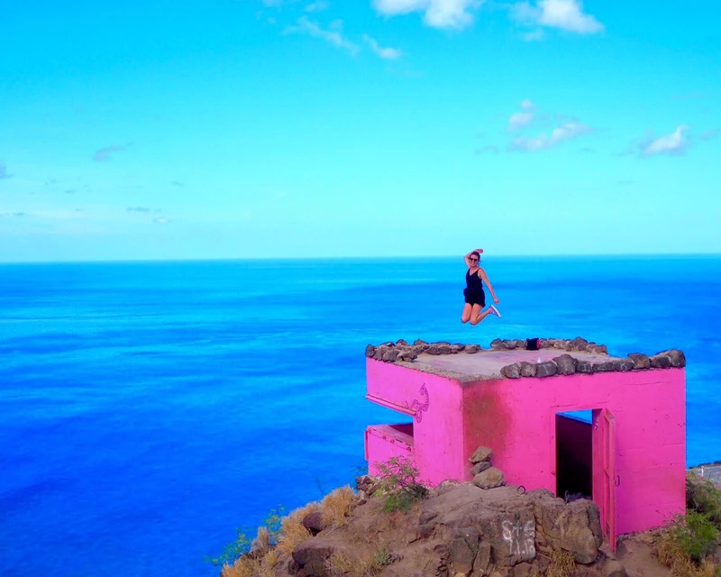 ホノルル　ピンクピルボックス＆ワイケレアウトレットツアー