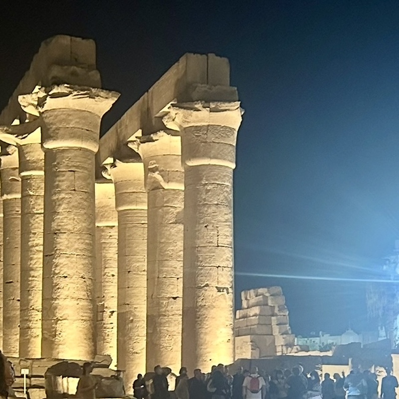 ルクソール　夜のルクソール散策ツアー 
