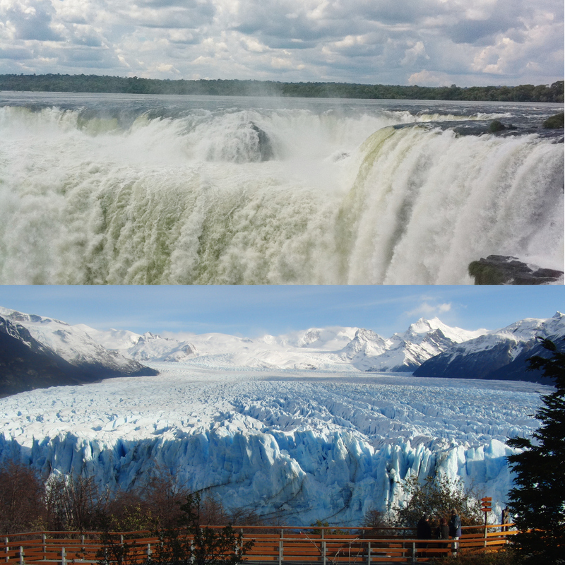 ブエノスアイレス発　アルゼンチンおすすめプラン　イグアスの滝&エル・カラファテ氷河プラン（7泊8日）