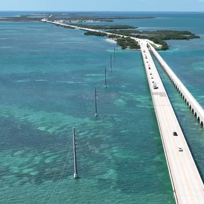 マイアミ発　絶景セブンマイルブリッジツアー
