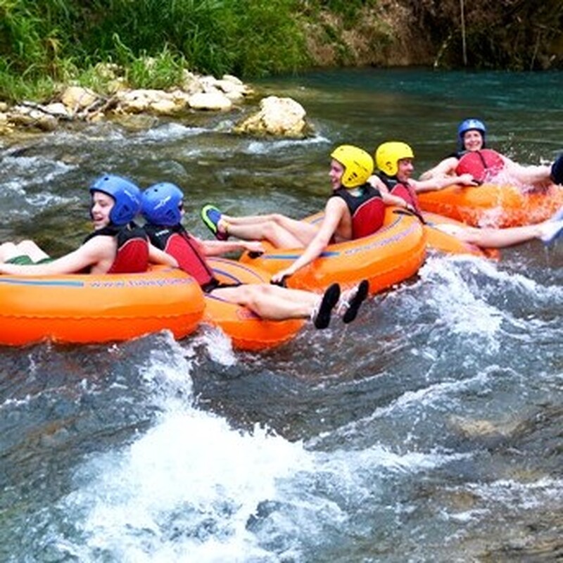 モンテゴベイ発　リオブエノ川チュービングサファリ