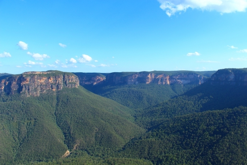 シドニー発　世界遺産　ブルーマウンテンズ欲張りツアー