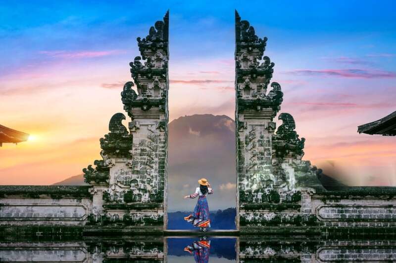 バリ島　天国の門　ランプヤン寺院 