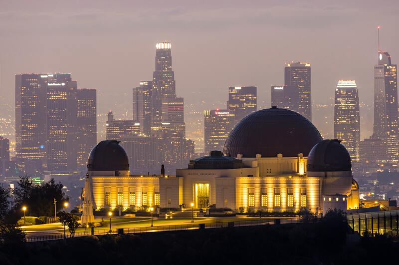 ロサンゼルス　グリフィス天文台夜景ツアー