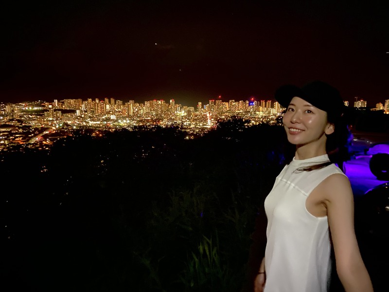 ホノルル　タンタラスの丘夜景ツアー