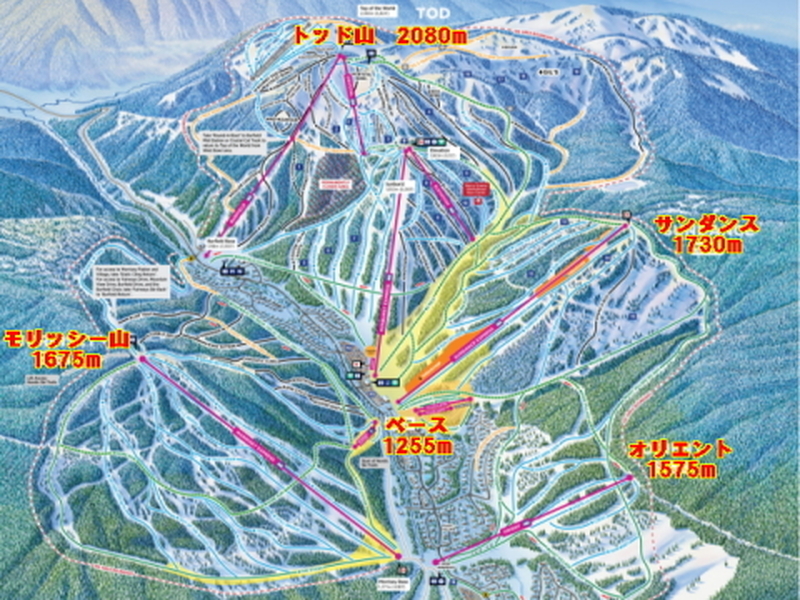 カムループス発　【冬季限定】カナダで2番目に大きなスキーリゾート サンピークス